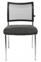 Topstar Besucherstühle Visit 10 Net NV290 G220 anthrazit, schwarz Stoff, 2 St.