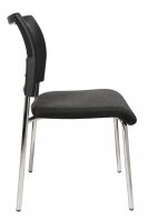 Topstar Besucherstühle Visit 10 Net NV290 G220 anthrazit, schwarz Stoff, 2 St.