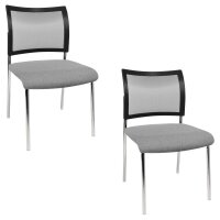Topstar Besucherstühle Visit 10 Net NV290 G230 grau,...