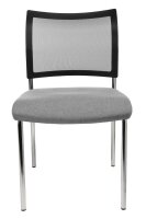 Topstar Besucherstühle Visit 10 Net NV290 G230 grau, schwarz Stoff, 2 St.
