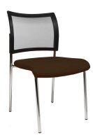 Topstar Besucherstühle Visit 10 Net NV290 G080 braun, schwarz Stoff, 2 St.