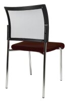 Topstar Besucherstühle Visit 10 Net NV290 G080 braun, schwarz Stoff, 2 St.