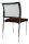 Topstar Besucherstühle Visit 10 Net NV290 G080 braun, schwarz Stoff, 2 St.