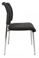 Topstar Besucherstühle Visit 10 NV190 G22 anthrazit Stoff, 2 St.
