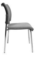 Topstar Besucherstühle Visit 10 NV190 G23 grau Stoff, 2 St.