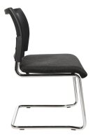 Topstar Besucherstühle Visit 20 Net NV490 G220 anthrazit, schwarz Stoff, 2 St.