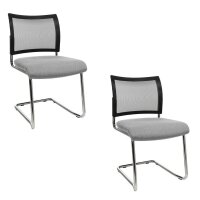 Topstar Besucherstühle Visit 20 Net NV490 G230 grau,...