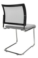 Topstar Besucherstühle Visit 20 Net NV490 G230 grau, schwarz Stoff, 2 St.