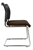 Topstar Besucherstühle Visit 20 Net NV490 G080 braun, anthrazit Stoff, 2 St.