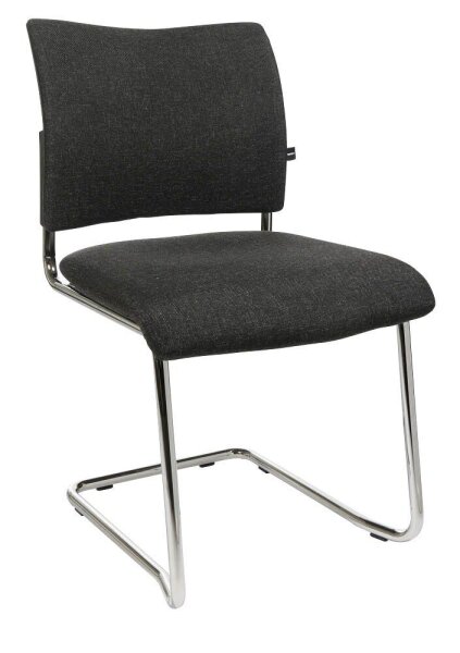 Topstar Besucherstühle Visit 20 NV390 G22 anthrazit Stoff, 2 St.