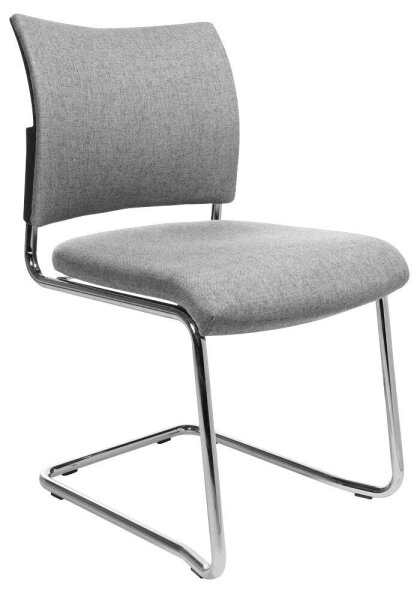 Topstar Besucherstühle Visit 20 NV390 G23 grau Stoff, 2 St.