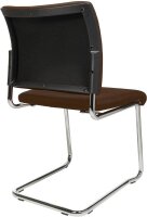Topstar Besucherstühle Visit 20 NV390 G08 braun Stoff, 2 St.