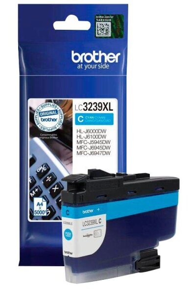 brother LC-3239XLC cyan Druckerpatrone