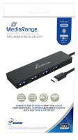 MediaRange USB-Hub MRCS508 4-fach schwarz