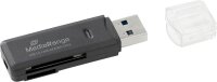 MediaRange MRCS507 Multi-SD, MultiMediaCard-Kartenleser schwarz