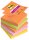 Post-it® Z-Notes Boost Haftnotizen extrastark farbsortiert, 5 Blöcke