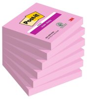 Post-it® Super Sticky Haftnotizen extrastark pink, 6...