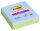 Post-it® Super Sticky Oasis Haftnotizen extrastark farbsortiert, 3 Blöcke