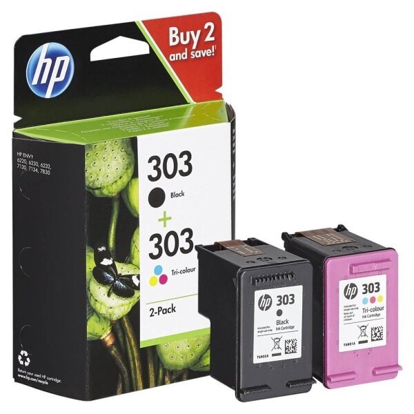 HP 303(3YM92AE) schwarz, color Druckerpatronen, 2er-Set