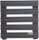 WAGNER® design yourself Pflanzenroller WPC GH 0500 Kunststoff anthrazit quadratisch 29,0 x 29,0 x 8,3 cm, 1 St.