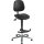 meychair Arbeitsdrehstuhl WF-H-KL-FS3-ALU schwarz Kunstleder