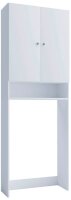 VCM my bath Waschmaschinenschrank Lona, 913840 weiß 1 Fachboden 64,0 x 27,0 x 182,0 cm