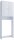 VCM my bath Waschmaschinenschrank Lona, 913840 weiß 1 Fachboden 64,0 x 27,0 x 182,0 cm