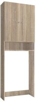 VCM my bath Waschmaschinenschrank Lona, 913841 sonoma-eiche 1 Fachboden 64,0 x 27,0 x 182,0 cm