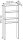 VCM my bath Waschmaschinenschrank Lona, 913841 sonoma-eiche 1 Fachboden 64,0 x 27,0 x 182,0 cm