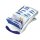 DURABLE Visitenkartenbox VISIFIX® DESK VEGAS silbergrau, für bis zu 100 Visitenkarten