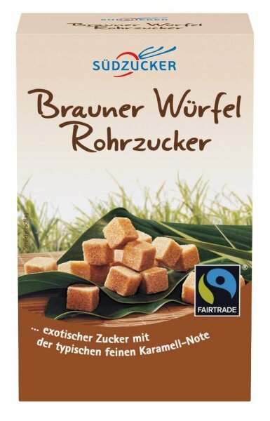 SÜDZUCKER  Rohrzucker Würfelzucker, 500,0 g