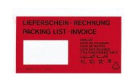 VP Lieferscheintaschen Kunststoff DIN lang 250 St.