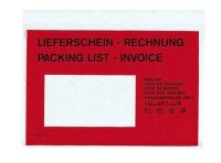 VP Lieferscheintaschen Kunststoff DIN C6 250 St.