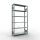 SCHULTE Weitspannregal-Set Multiplus 6 OH 17725+17728 silber 200,0 x 30,0 x 200,0 cm