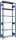 SCHULTE Schwerlastregal MULTIplus 150 12641-B enzianblau 100,0 x 40,0 x 250,0 cm