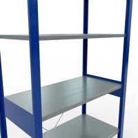 SCHULTE Schwerlastregal MULTIplus 150 12651-B enzianblau 100,0 x 50,0 x 250,0 cm