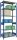 SCHULTE Schwerlastregal MULTIplus 150 12651-B enzianblau 100,0 x 50,0 x 250,0 cm