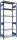 SCHULTE Schwerlastregal MULTIplus 150 12651-B enzianblau 100,0 x 50,0 x 250,0 cm