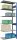SCHULTE Anbauregal MULTIplus 150 12656-B enzianblau 100,0 x 50,0 x 250,0 cm