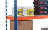 SCHULTE Schwerlast-Weitspannregal Z1 18272-N blau/orange...