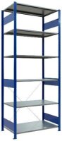 SCHULTE Schwerlastregal MULTIplus 150 12661-B enzianblau 100,0 x 60,0 x 250,0 cm