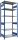 SCHULTE Schwerlastregal MULTIplus 150 12661-B enzianblau 100,0 x 60,0 x 250,0 cm