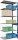SCHULTE Anbauregal MULTIplus 150 12666-B enzianblau 100,0 x 60,0 x 250,0 cm
