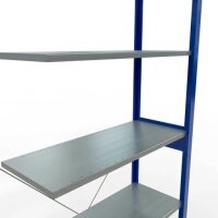 SCHULTE Anbauregal MULTIplus 150 12646-B enzianblau 100,0 x 40,0 x 250,0 cm