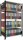 SCHULTE Schwerlastregal MULTIplus 150 36037-S schwarz/lichtgrau 100,0 x 60,0 x 180,0 cm