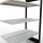 SCHULTE Anbau-Schwerlastregal MULTIplus150 36040-S schwarz/lichtgrau 100,0 x 60,0 x 180,0 cm