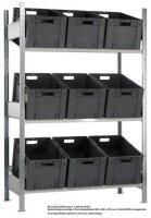 SCHULTE Anbau-Schrägbodenregal L MULTIplus150 13681...