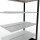 SCHULTE Anbau-Schwerlastregal MULTIplus150 36046-S schwarz/lichtgrau 100,0 x 60,0 x 200,0 cm