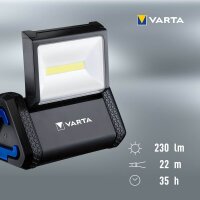 VARTA Work Flex Area LED Handscheinwerfer schwarz 6,2 cm, 1 St.