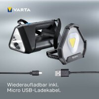 VARTA Work Flex Stadium Light LED Akku-Baustrahler schwarz 12 W
